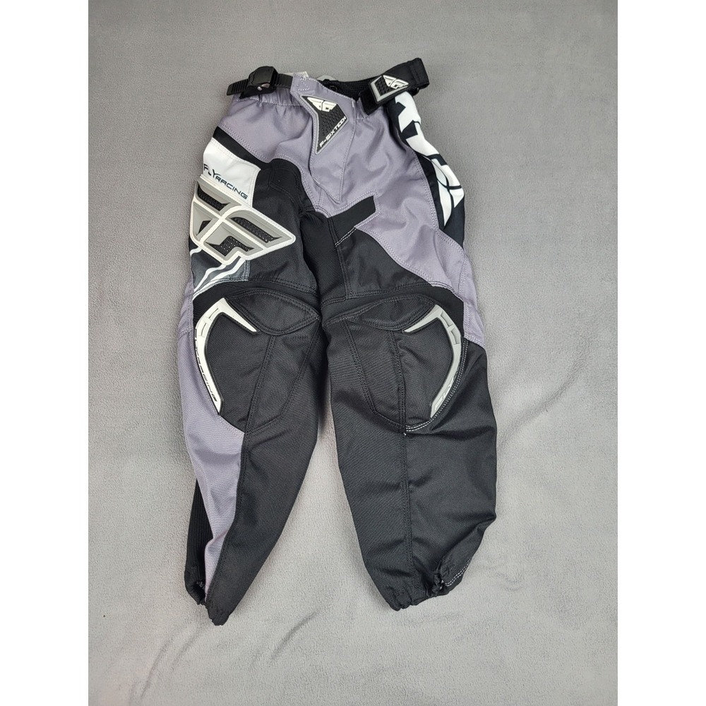 Fly Racing Motorcycle Pants Boys F16 18‎ Gray Essential Riding Waist Adjustable